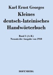 Cover von Kleines deutsch-lateinisches Handwörterbuch