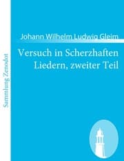 Cover von Versuch in Scherzhaften Liedern, zweiter Teil
