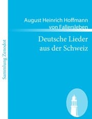 Cover von Deutsche Lieder aus der Schweiz