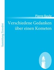 Cover von Verschiedene Gedanken über einen Kometen