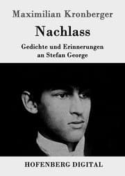 Cover von Nachlass
