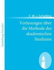 Cover von Vorlesungen über die Methode des akademischen Studiums
