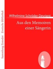 Cover von Aus den Memoiren einer Sängerin