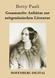 Cover von Gesammelte Aufsätze zur zeitgenössischen Literatur