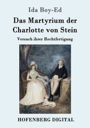 Cover von Das Martyrium der Charlotte von Stein
