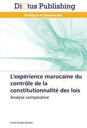Cover von L'expérience marocaine du contrôle de la constitutionnalité des lois
