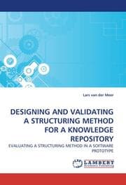 Cover von DESIGNING AND VALIDATING A STRUCTURING METHOD FOR A KNOWLEDGE REPOSITORY