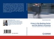 Cover von Crime in the Banking Sector and the Nation''s Economy