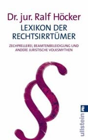 Cover von Lexikon der Rechtsirrtümer