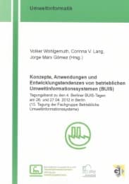 Cover von Konzepte, Anwendungen und Entwicklungstendenzen von betrieblichen Umweltinformationssystemen (BUIS)