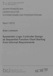 Cover von Systematic Logic Controller Design as Sequential Function Chart Starting from Informal Requirements