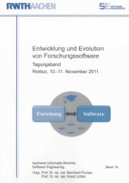 Cover von Entwicklung und Evolution von Forschungssoftware