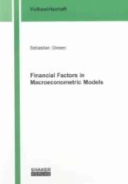 Cover von Financial Factors in Macroeconometric Models