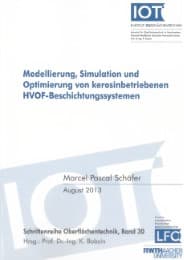 Cover von Modellierung, Simulation und Optimierung von kerosinbetriebenen HVOF-Beschichtungssystemen