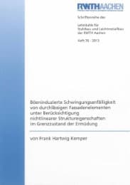 Cover von Böeninduzierte Schwingungsanfälligkeit von durchlässigen Fassadenelementen unter Berücksichtigung nichtlinearer Struktureigenschaften im Grenzzustand der Ermüdung