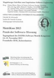 Cover von MetriKon 2013 - Praxis der Software-Messung