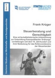 Cover von Steuerberatung und Gerechtigkeit