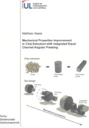 Cover von Mechanical Properties Improvement in Chip Extrusion with Integrated Equal Channel Angular Pressing