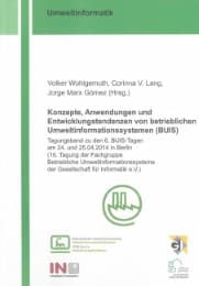 Cover von Konzepte, Anwendungen und Entwicklungstendenzen von betrieblichen Umweltinformationssystemen (BUIS)
