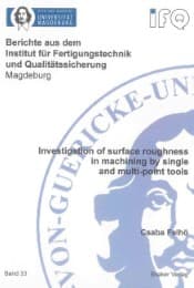 Cover von Investigation of surface roughness in machining by single and multi-point tools