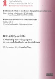 Cover von BSOA/BCloud 2014