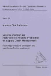 Cover von Untersuchungen zu Rich Vehicle Routing Problemen im Supply Chain Management