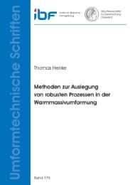 Cover von Methoden zur Auslegung von robusten Prozessen in der Warmmassivumformung