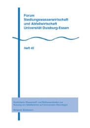 Cover von Kombinierte Wasserstoff- und Methanproduktion zur Nutzung von Abfallströmen auf kommunalen Kläranlagen