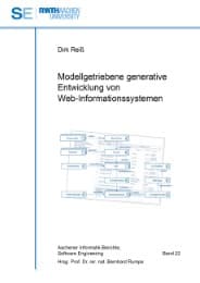 Cover von Modellgetriebene generative Entwicklung von Web-Informationssystemen