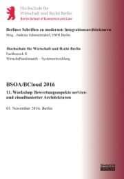 Cover von BSOA/BCloud 2016