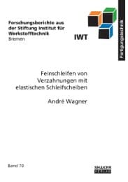 Cover von Feinschleifen von Verzahnungen mit elastischen Schleifscheiben