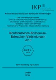 Cover von Norddeutsches Kolloquium Schraubenverbindungen 2016