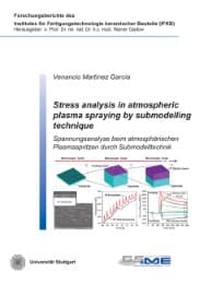 Cover von Stress analysis in atmospheric plasma spraying by submodelling technique