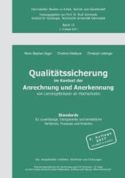 Cover von Qualitätssicherung im Kontext der Anrechnung und Anerkennung von Lernergebnissen an Hochschulen