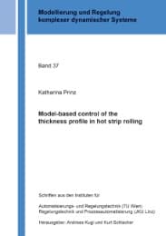 Cover von Model-based control of the thickness profile in hot strip rolling