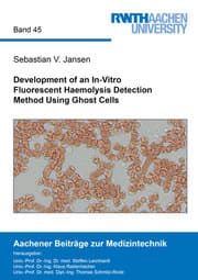 Cover von Development of an In-Vitro Fluorescent Haemolysis Detection Method Using Ghost Cells