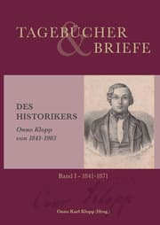 Cover von Tagebücher und Briefe des Historikers Onno Klopp von 1841-1903
