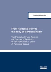 Cover von From Romantic Irony to the Irony of Marxist Nihilism