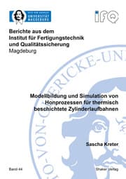 Cover von Modellbildung und Simulation von Honprozessen für thermisch beschichtete Zylinderlaufbahnen