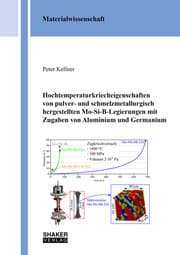 Cover von Hochtemperaturkriecheigenschaften von pulver- und schmelzmetallurgisch hergestellten Mo-Si-B-Legierungen mit Zugaben von Aluminium und Germanium