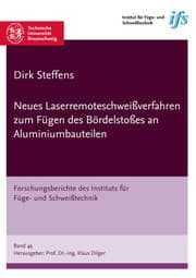 Cover von Neues Laserremoteschweißverfahren zum Fügen des Bördelstoßes an Aluminiumbauteilen