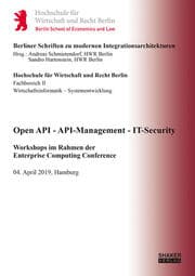 Cover von Open API - API-Management - IT-Security