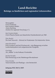Cover von Land-Berichte. Beiträge zu ländlichen und regionalen Lebenswelten