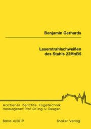 Cover von Laserstrahlschweißen des Stahls 22MnB5