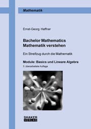 Cover von Bachelor Mathematics Mathematik verstehen