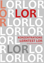 Cover von Konzentrations-Lerntest LOR