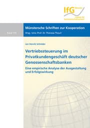 Cover von Vertriebssteuerung im Privatkundengeschäft deutscher Genossenschaftsbanken