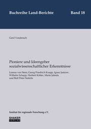 Cover von Pioniere und Ideengeber sozialwissenschaftlicher Erkenntnisse