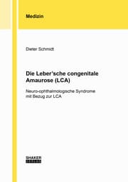 Cover von Die Lebersche congenitale Amaurose (LCA)