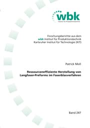Cover von Ressourceneffiziente Herstellung von Langfaser-Preforms im Faserblasverfahren